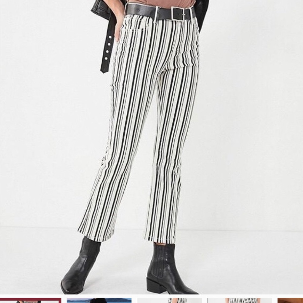 BDG High Rise Cropped Kick Flare Jean